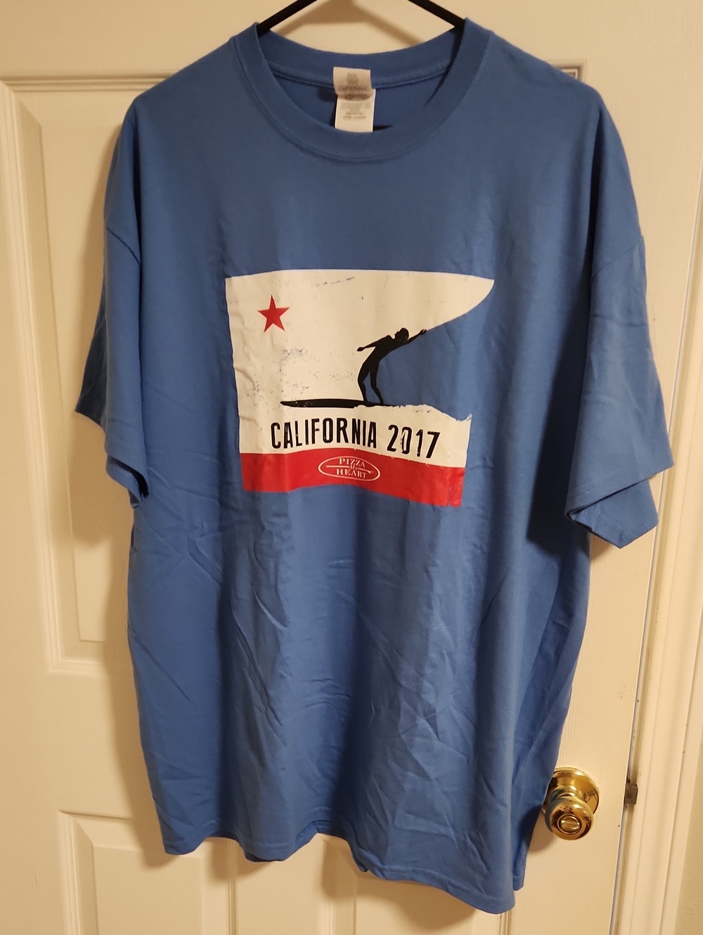 Pizza My Heart California 2017 Graphic Tee - Blue
